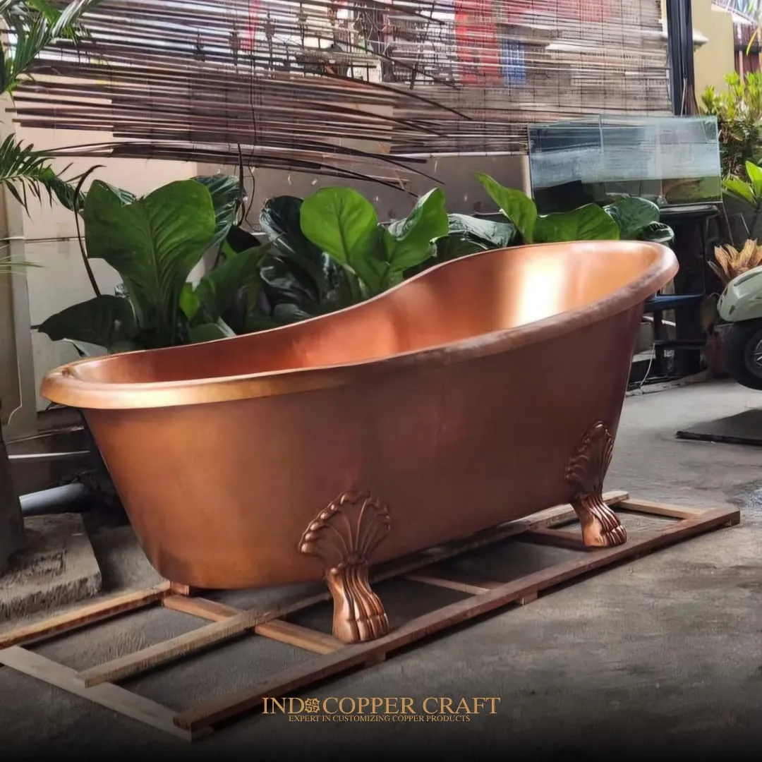 Clawfoot Copper Bathtub