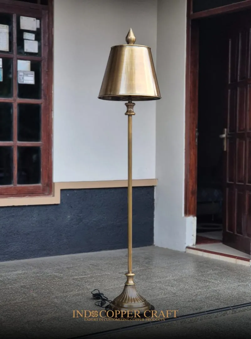 Helmar Brass Standing Lamp