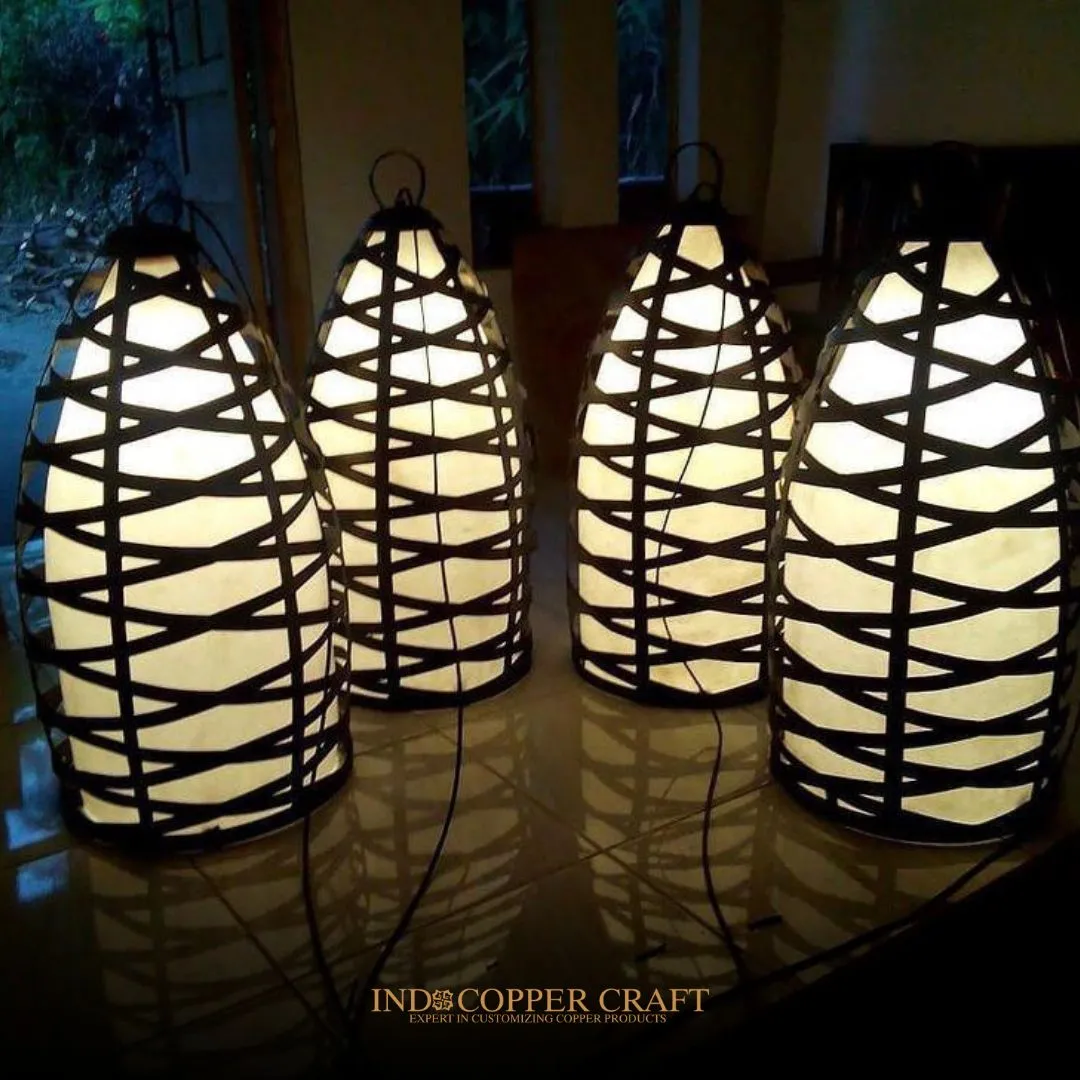 Minimalist Woven Lamp