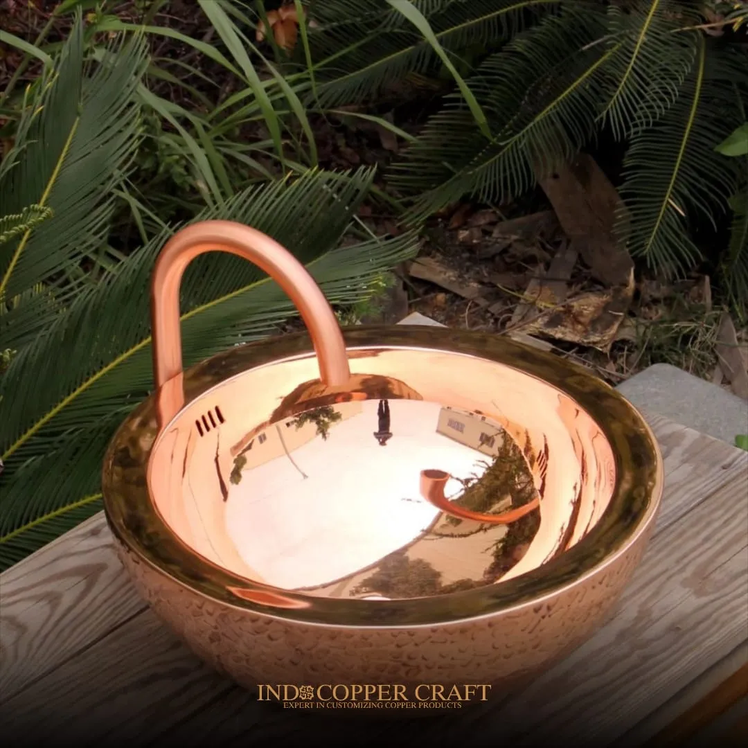 Round Vessel Double Sink