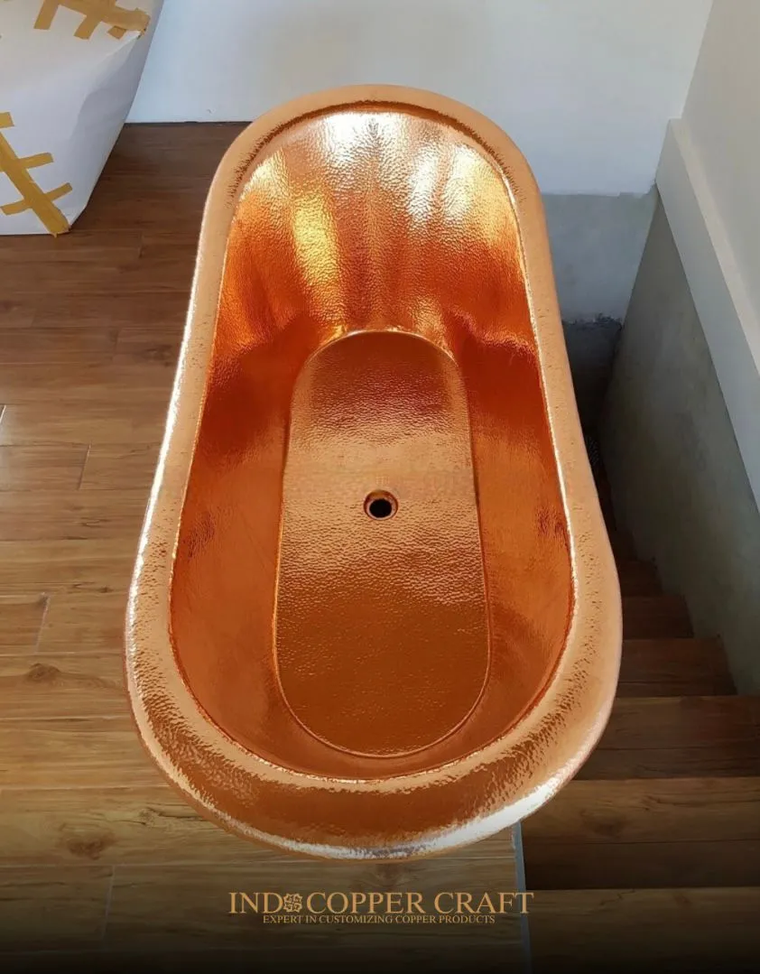 Bathtub Fin.Green Patina