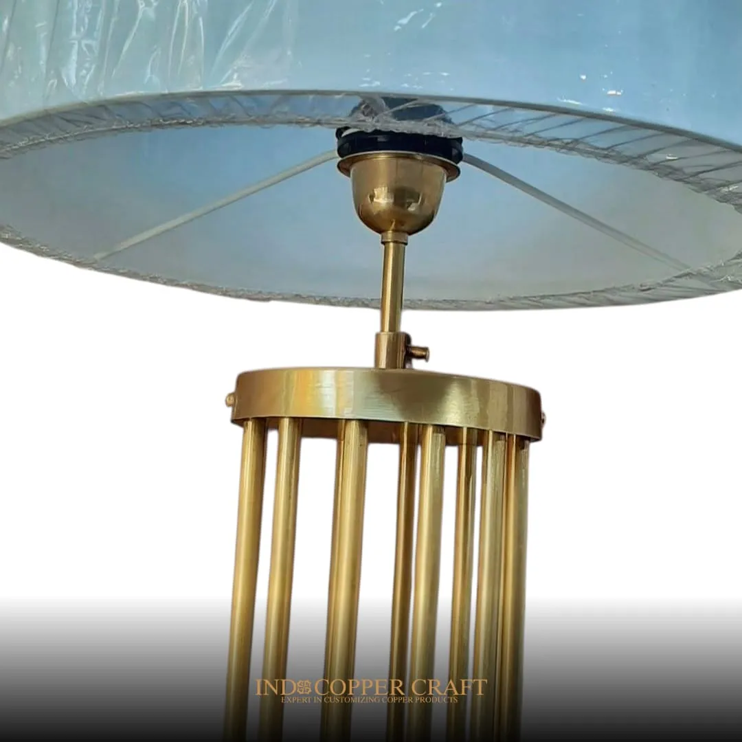 Brass Stick Table Lamp