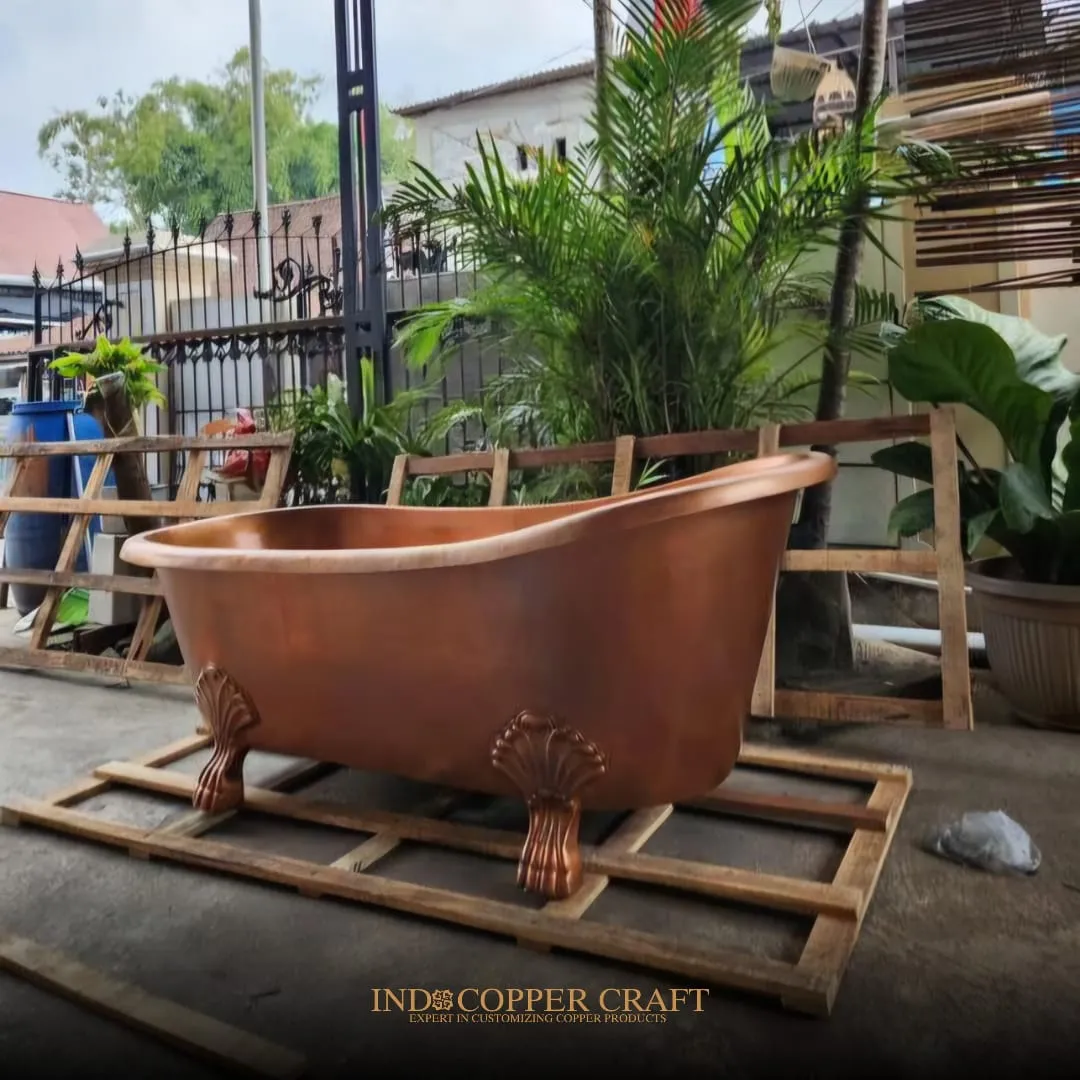 Clawfoot Copper Bathtub