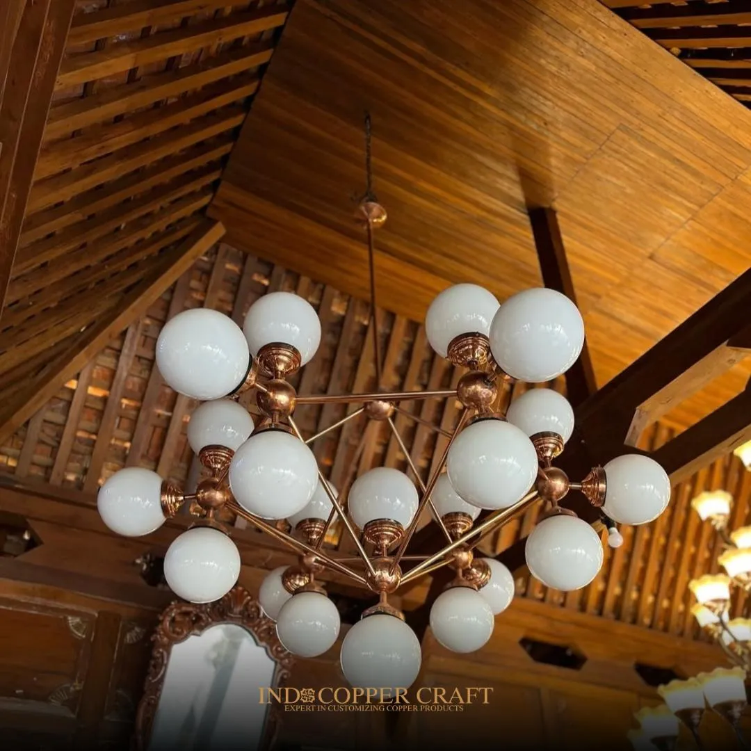 Copper Ball Pipe Lights