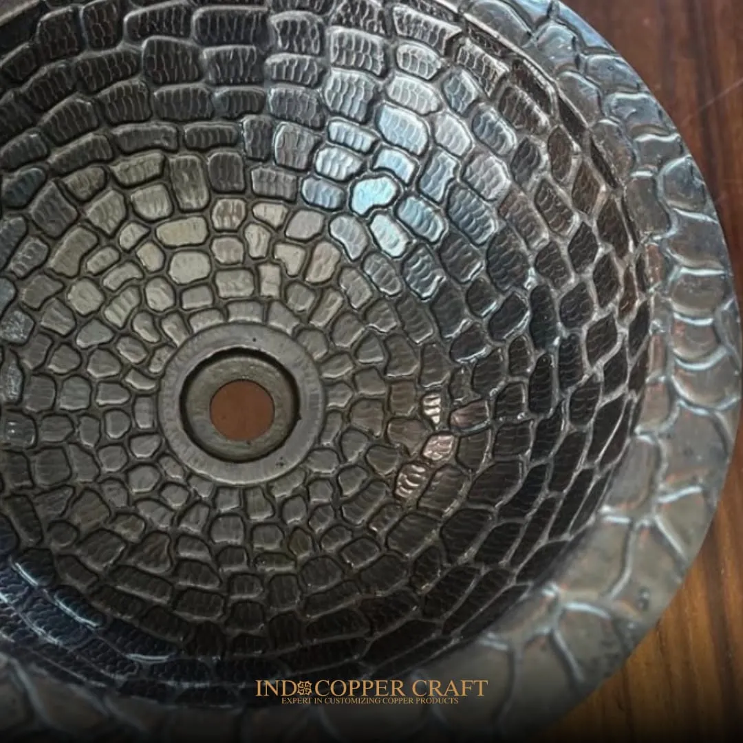 Croco Copper Sink