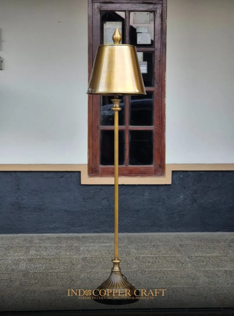 Helmar Brass Standing Lamp