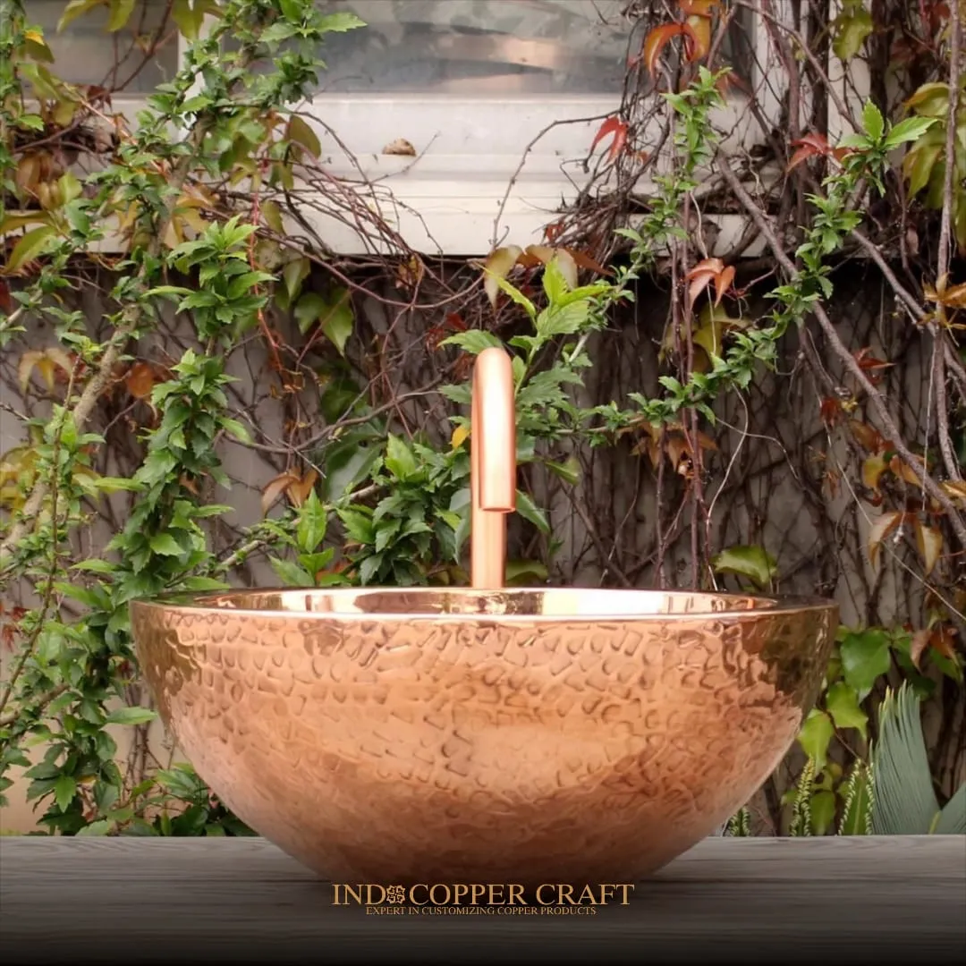 Round Vessel Double Sink