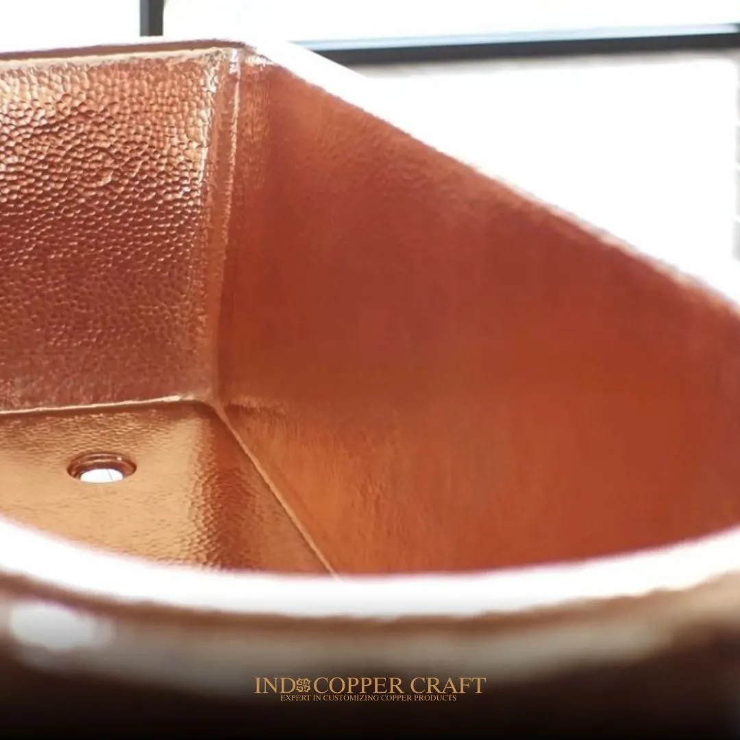 Slim Clawfoot Copper Bathtub